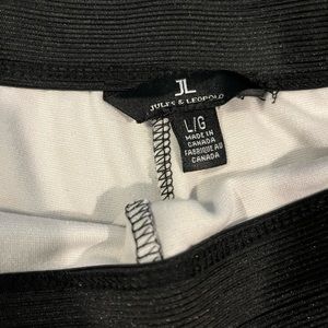 Black and White Pattern Wide leg pant